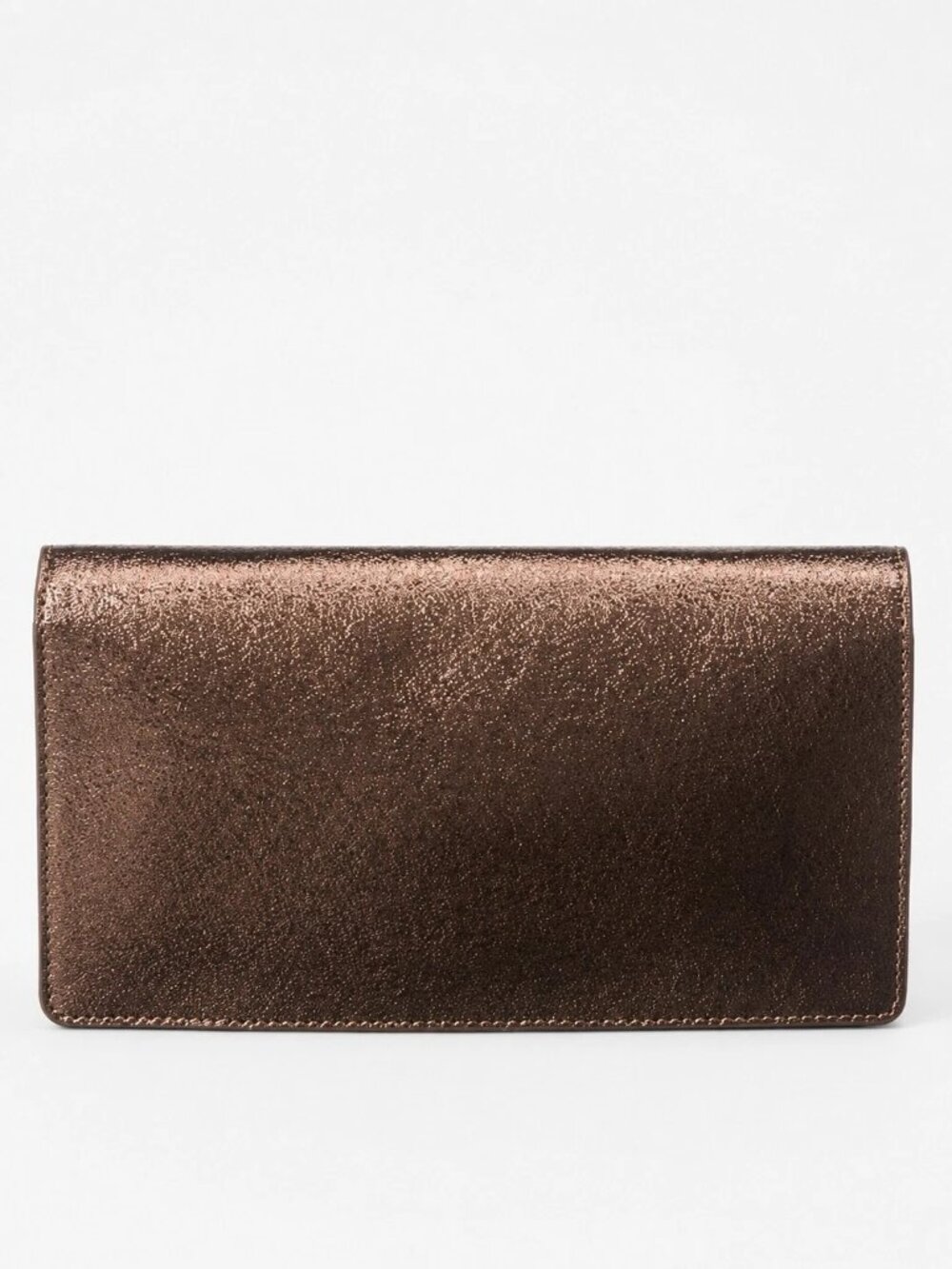 Stuart Weitzman The Emelie Brillante Crossbody Bag Bronze Metallic Leather - Picture 4 of 4